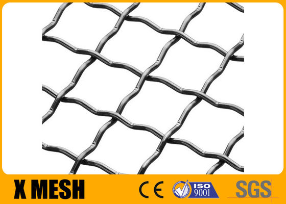 Ячеистая сеть волнистой проволки нержавеющей стали длины 3m сплетенная обшивает панелями ASTM A853