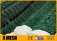Экономическая зеленая сетка звена цепи PVC ограждая ASTM F668