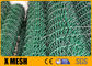 Сетка звена цепи винила зеленого цвета в 50 ног ограждая ASTM F668